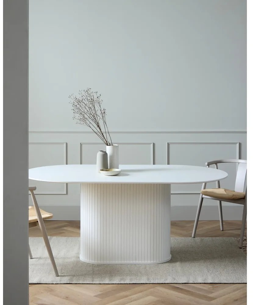 Tavolo da pranzo rotondo 95x180 cm Nola – Unique Furniture