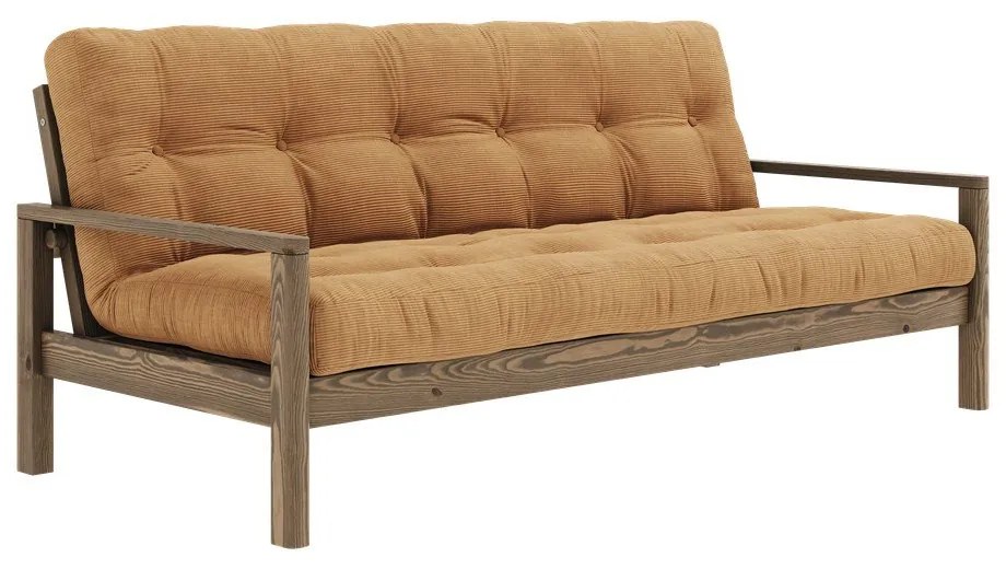 Divano letto color senape 205 cm Knob - Karup Design