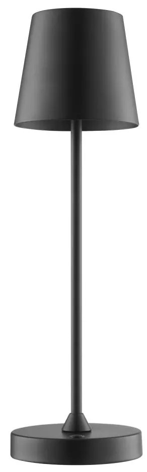 Brilliant - Lampada da tavolo LED ricaricabile dimmerabile a sfioramento ELORA LED/2,5W/5V 2700K IP44 nera