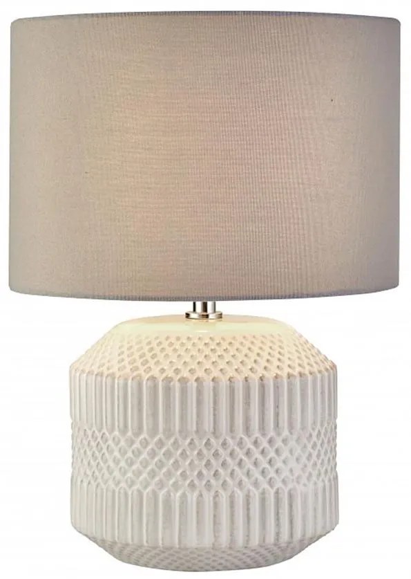 Searchlight EU700796 - Lampada da tavolo 1xE14/10W/230V bianco