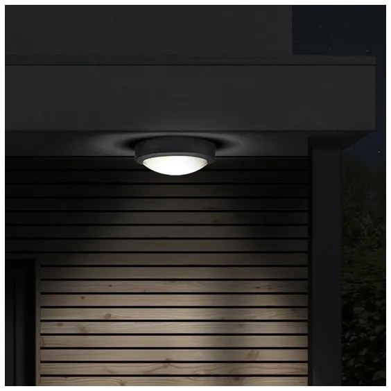 Brilagi - Plafoniera LED da esterno LED/13W/230V diametro 17 cm IP54 antracite