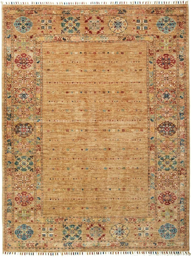 Samarkand Tappeto 150x200 (Pakistan) Annodato A Mano