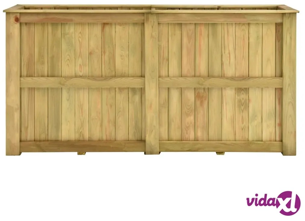 vidaXL Fioriera Rialzata 196x50x100 cm in Legno di Pino Impregnato