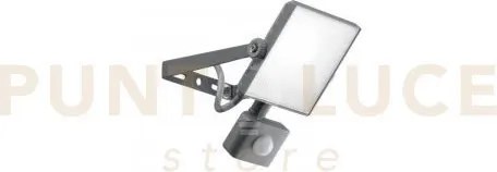 Proiettore led axel silver 10w 1100lm cct 3000k-4000k  ip65 11,7x3,...