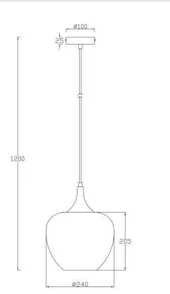 Globo 15548HK - Lampadario a sospensione con filo MAXY 1xE27/40W/230V diametro 24 cm bianco/antracite
