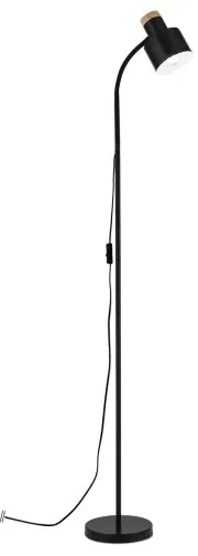 Orion - Lampada da terra GILI 1xE27/40W/230V nera