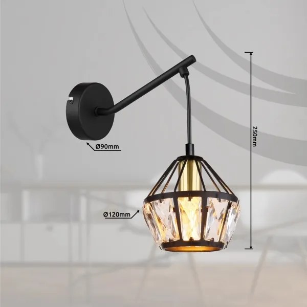 Globo 54359W - Applique LOIS 1xE14/40W/230V