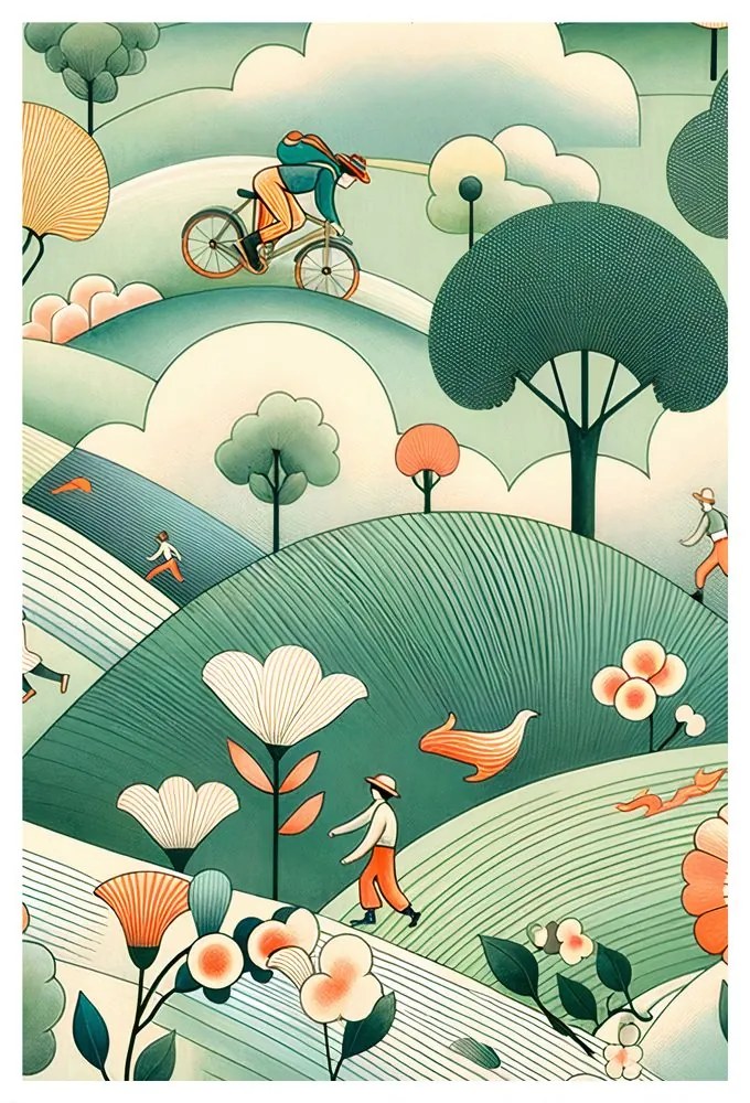 Quadro su tela – Giornata di primavera nella natura