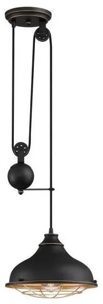 Westinghouse 61249 - Lampadario a sospensione con filo CHAVES 1xE27/60W/230V