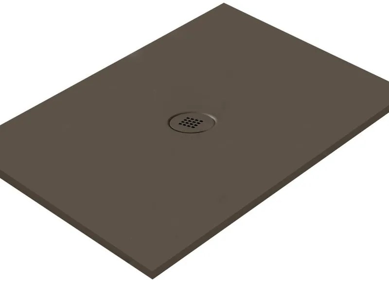Piatto doccia in ceramica extra slim caffè L 170 x L 80 cm