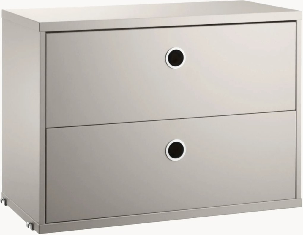 Cassettiera String System, larg. 58 x prof. 30 cm
