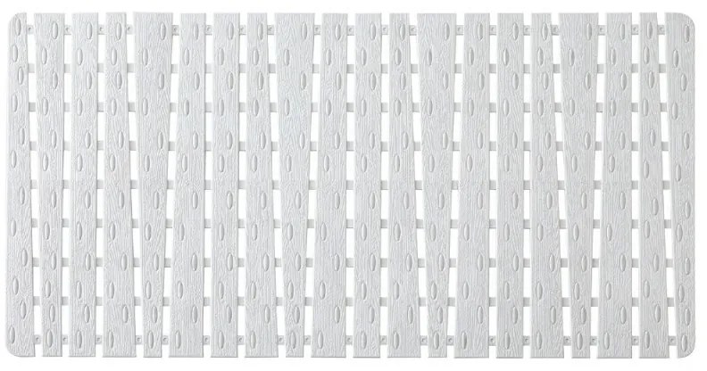 Tappeto Doccia Antiscivolo 40 x 80 in Plastica Bianco