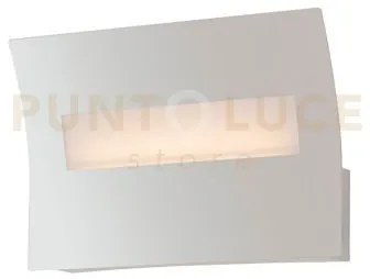 Applique led horizon bianco 6w 450lm 4000k 20x12,5x7cm