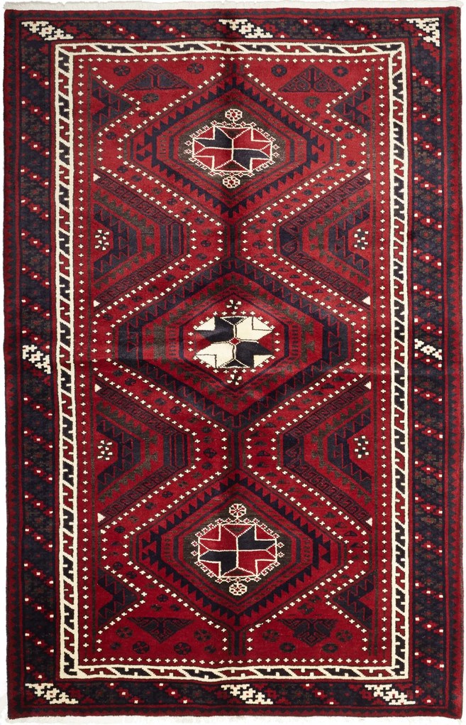 Lori Tappeto 260 x 170 Rosso (Iran) Annodato A Mano