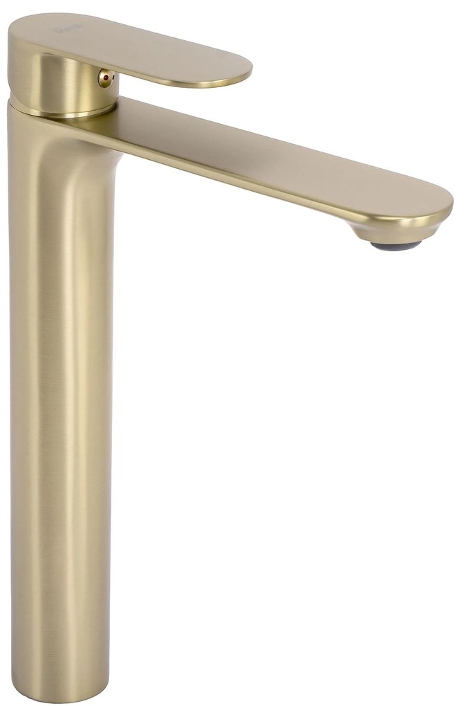 Rubinetto da lavabo Rea Drop Brush Gold High