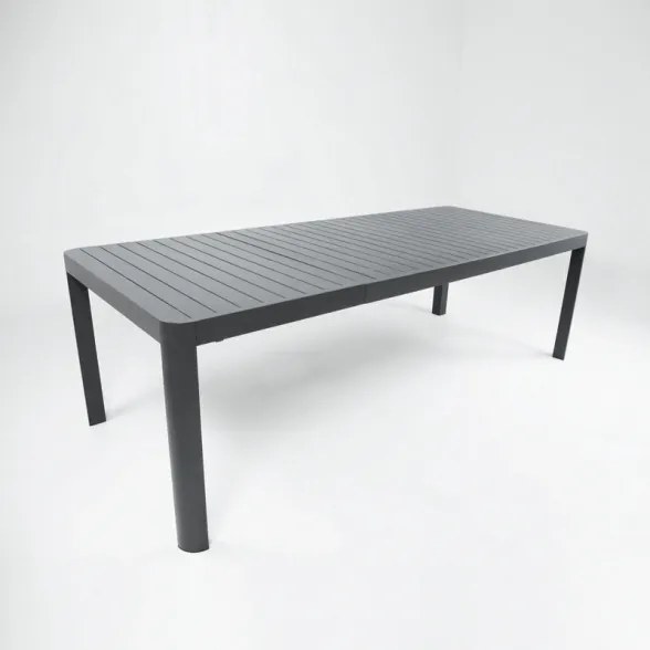 Tavolo In Alluminio Allungabile Telescopico 100x230-300 Cm Telex Antracite