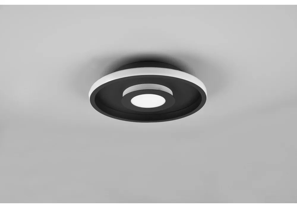 Metallo nero opaco Apparecchio da soffitto a LED ø 30 cm Ascari - Trio