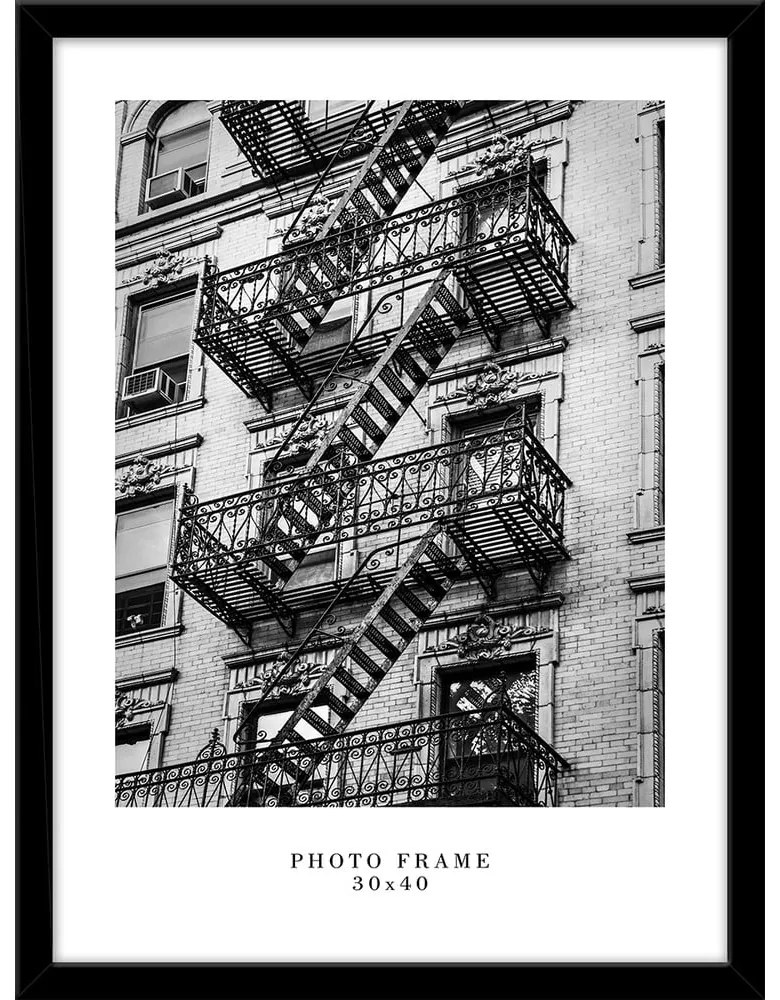 Cornice nera da appendere, 33 x 43 cm Floryda - Styler