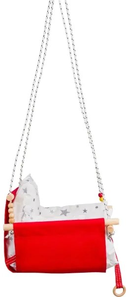 Altalena tessile per bambini SELALE bianco/rosso