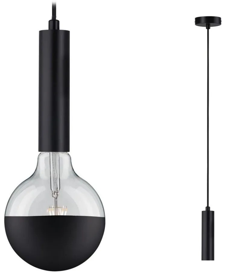 Paulmann 79757 - Lampadario su fune NEORDIC 1xE27/20W/230V