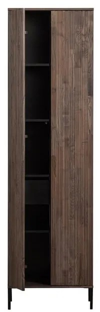 Armadio marrone con effetto frassino 60x210x42 cm Gravure – WOOOD