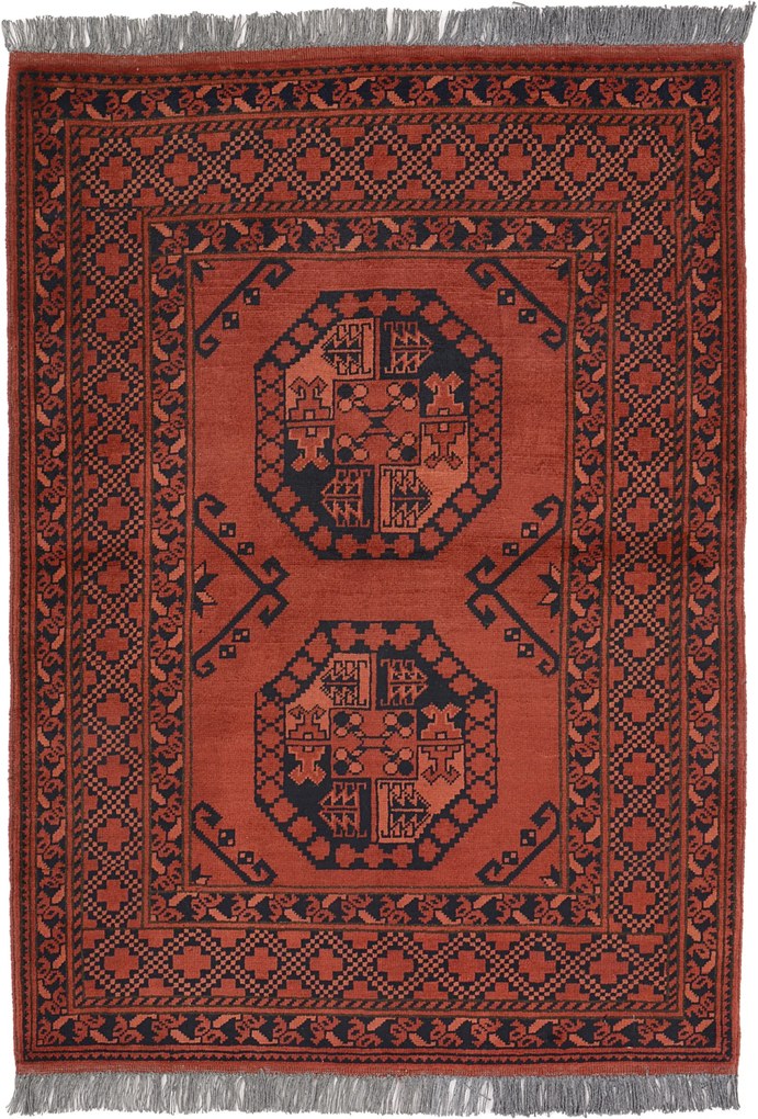 Afghan Tappeto 140x100 (Afghanistan) Annodato A Mano