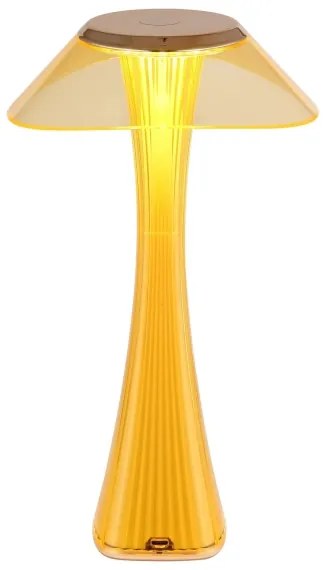 Globo 21025A-LED Lampada da tavolo ricaricabile e dimmerabile AMBRA LED/2,5W/3,7V 2700K/4500K/6500K dorata