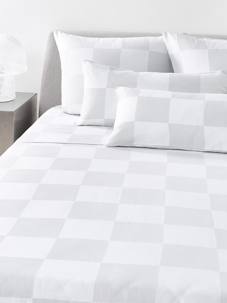 Westwing Crosby Studios, Lenzuolo in cotone a quadri Damier