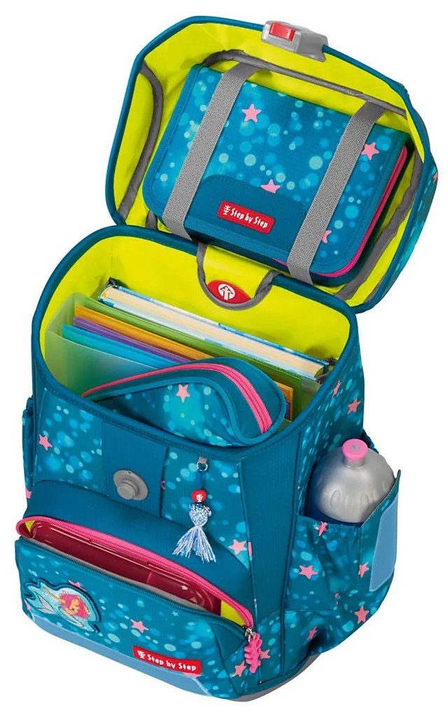 Zaino scuola Step by Step CLOUD, set 5 pezzi, Mermaid Lola