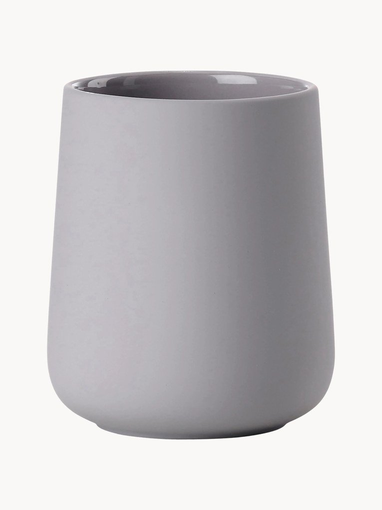 Porta spazzolini in porcellana Nova One