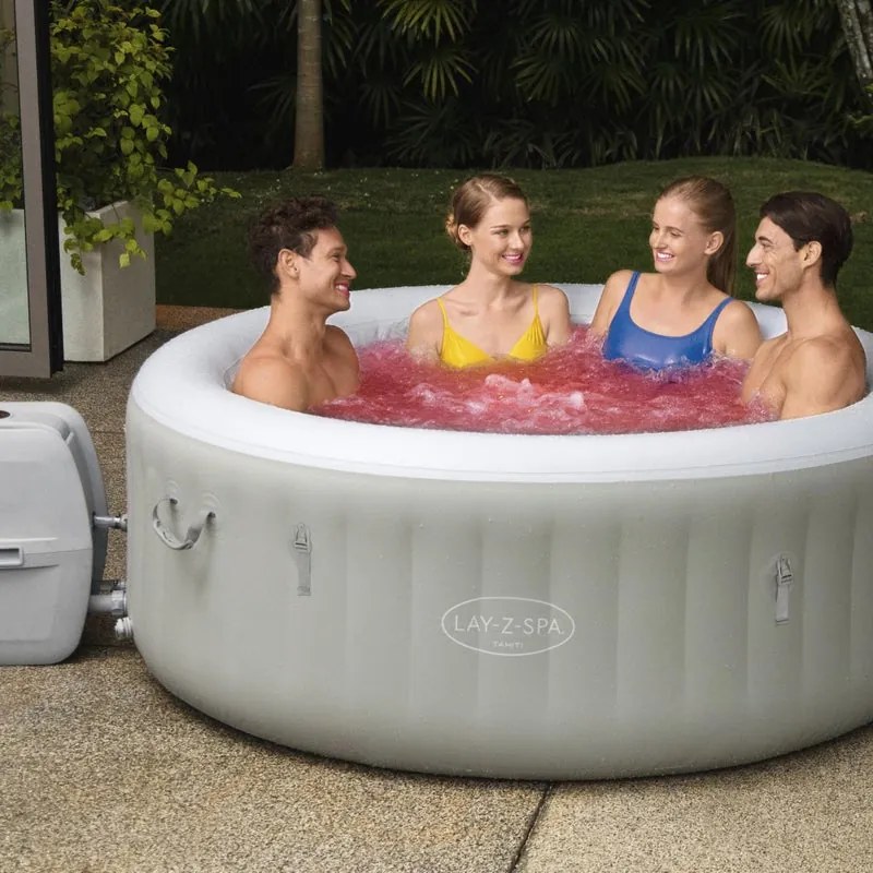 Idromassaggio da esterno gonfiabile BESTWAY Lay-Z Spa Tahiti con luce Ø 180 H 66 cm