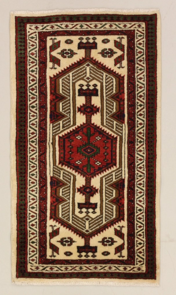 Sarouk Tappeto 60x110 (Iran) Annodato A Mano
