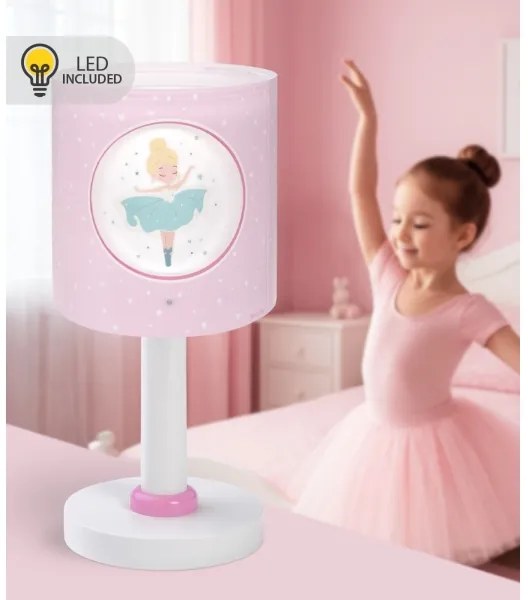 Dalber 60911 - Lampada LED per bambini PRINCESS DANCE 1xG4/4W/230V rosa