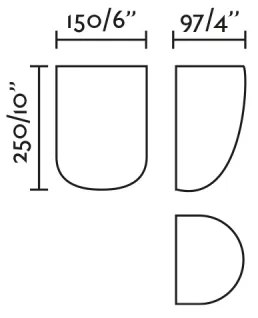 FARO 63429 - Applique KAPPU 1xE14/7W/230V 25x15 cm bianco