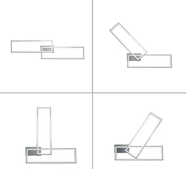Leuchten Direkt 14635-55 - Plafoniera LED RGB dimmerabile FELIX 34,5W/230V