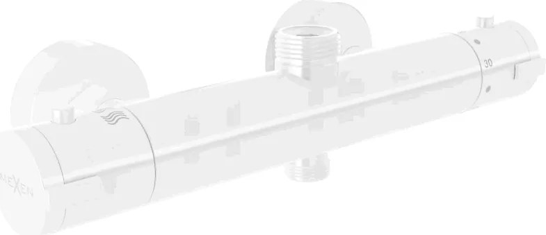 Mexen Kai rubinetto termostatico per doccia, bianco - 77150-20