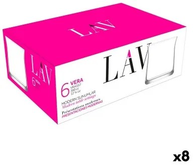 Set di Bicchieri LAV Vera 360 ml 6 Pezzi (8 Unità)