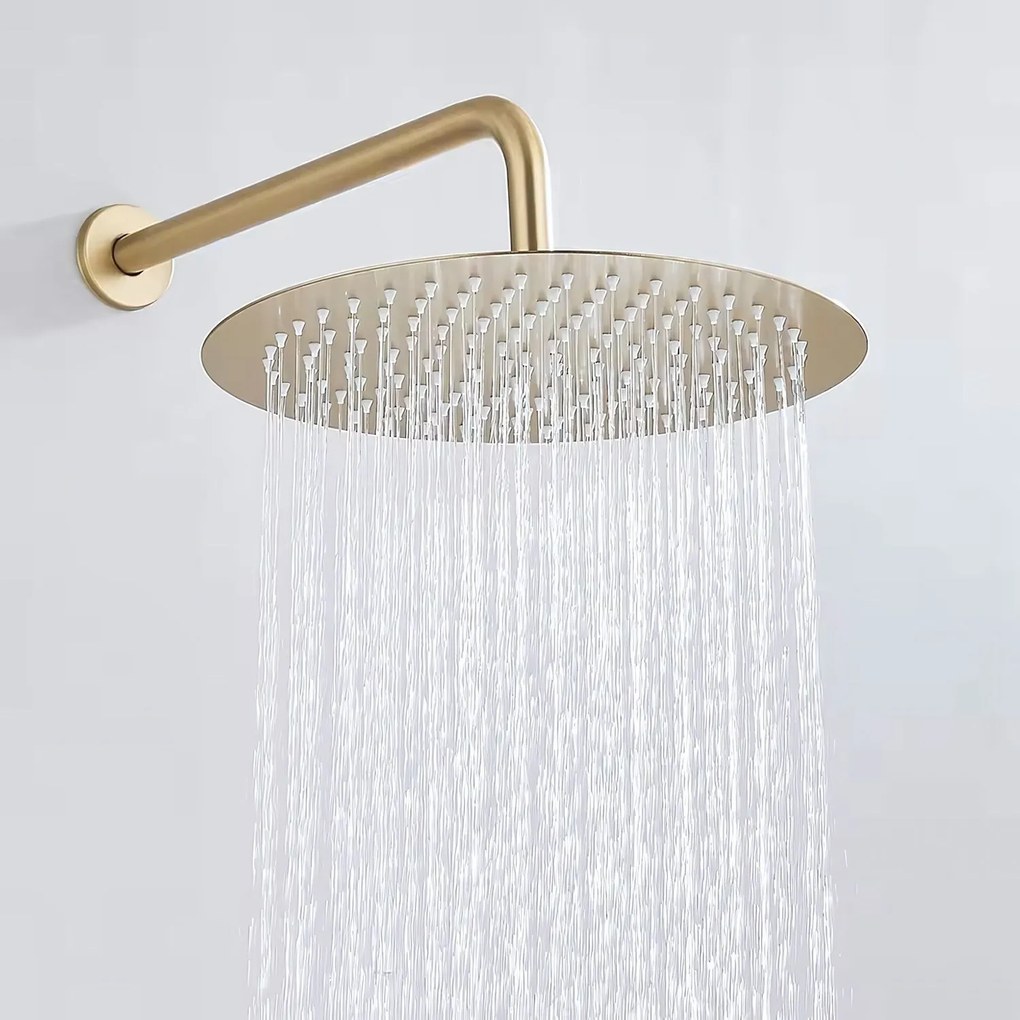 Soffione doccia Rea Gold Brush 25cm