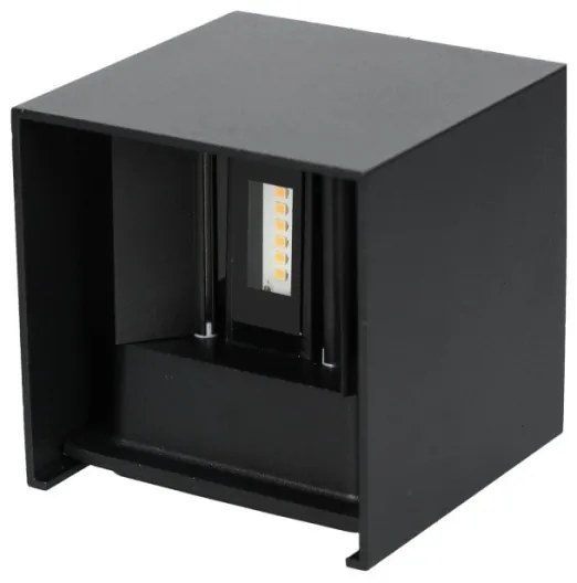 Applique a LED da esterno QUERK 2xLED/3W/230V 3000K IP54 nero