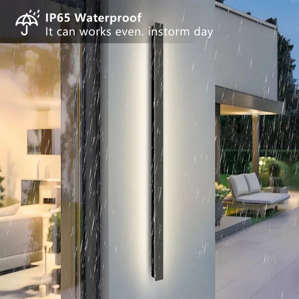 Brilagi - Applique da esterno LED LINEAR LED/32W/230V 3000K IP65 nero