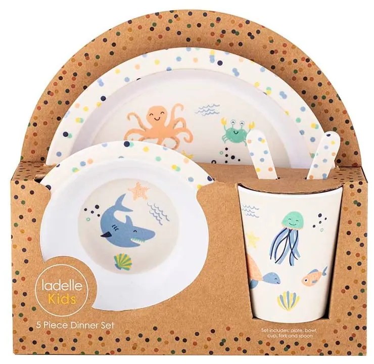 Set da pranzo per bambini 5 pezzi Ocean - Ladelle