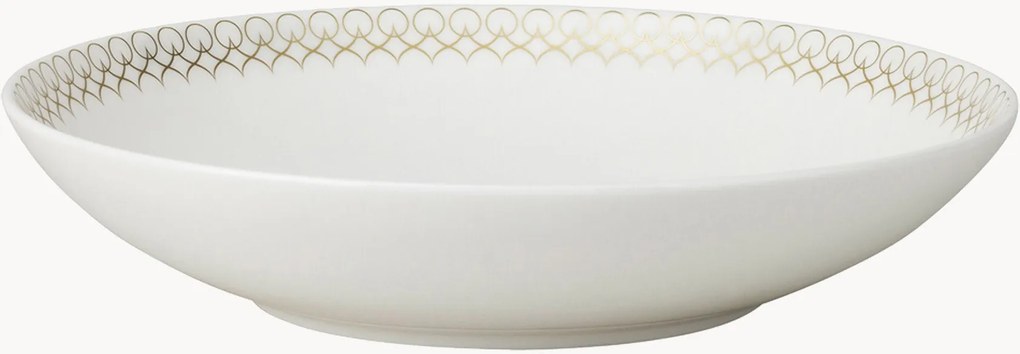 Set di 6 piatti fondi in Bone China Jade