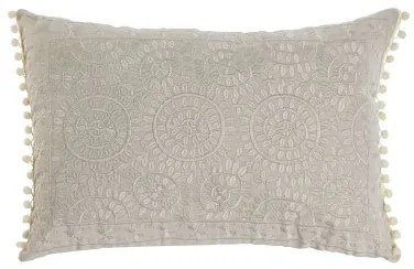 Cuscino Home ESPRIT Beige Romantico 60 x 40 cm