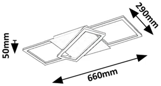 Rabalux 71391 - Plafoniera LED dimmerabile KITLEE LED/40W/230V 3000-6500K + telecomando