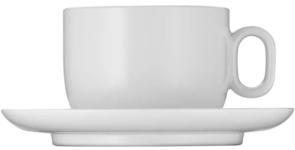 WMF - SET 2x Tazza Cappuccino con piattino BARISTA 160 ml bianco