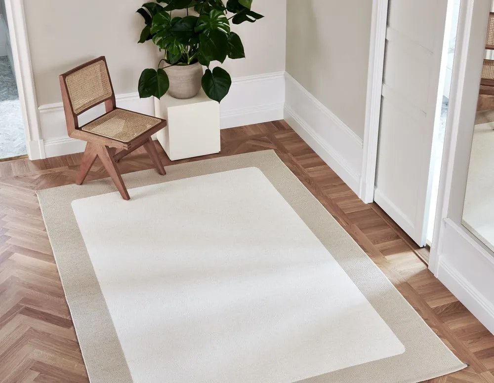 Tappeto da interno/esterno beige/color crema 70x120 cm Ilda Beige – Pappelina