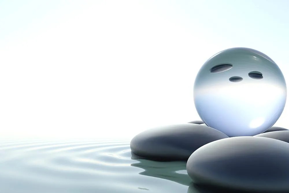 Carta da parati autoadesiva – Sfera meditativa