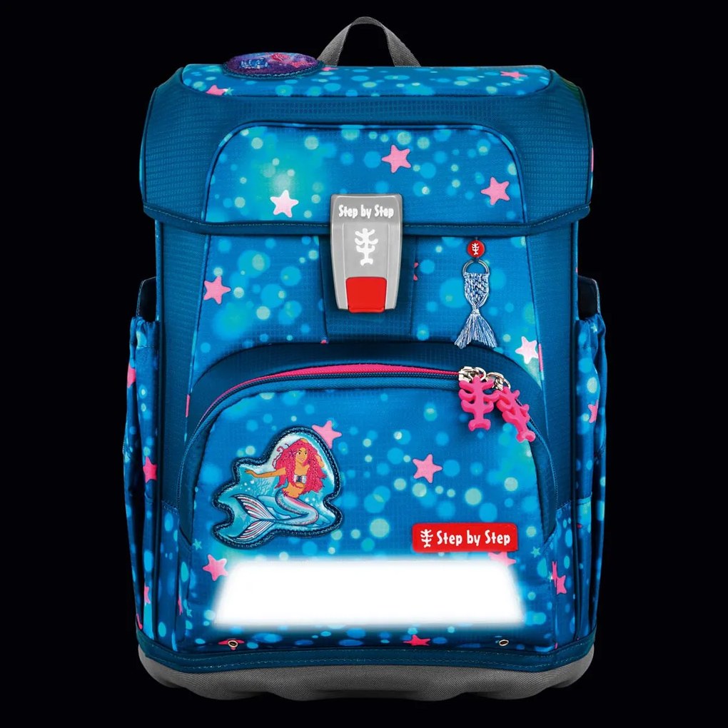 Zaino scuola Step by Step CLOUD, set 5 pezzi, Mermaid Lola