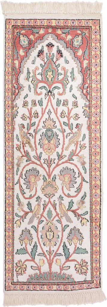 Cashmere Silk Tappeto orientale 120 x 50 (Indian) Annodato A Mano