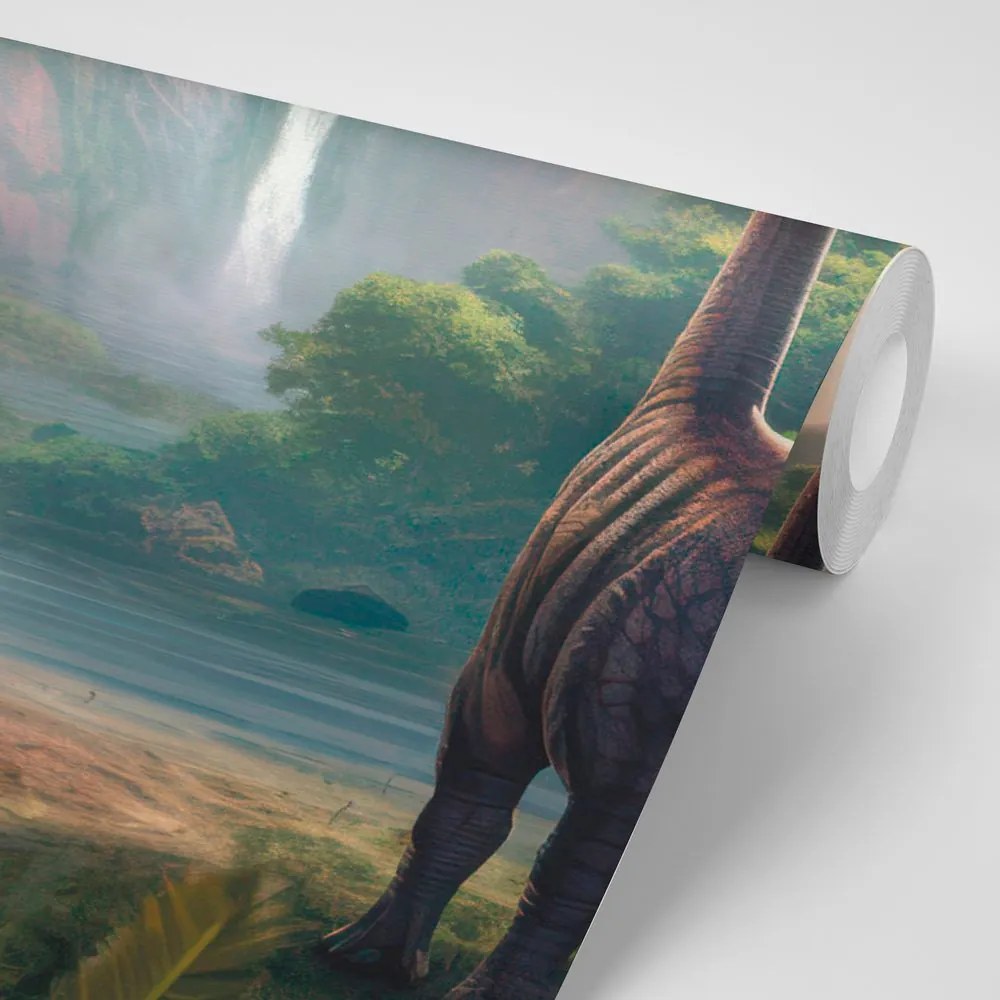 Carta da parati – Terra dei dinosauri